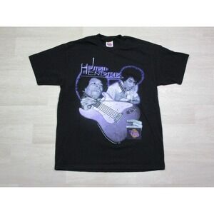 VTG Jimi Hendrix Band Touch Tone by Wild Oats Guitar T shirt Sz (L) USA Made 90s